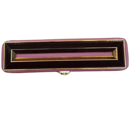 Elegant Lockable Wooden Necklace Gift Box – Velvet & Gold Accents – Luxury Jewelry Packaging
