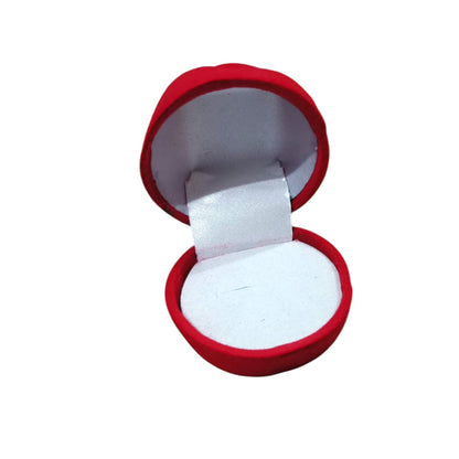 Elegant Rose-Shaped Velvet Ring Box – Romantic Gift Packaging